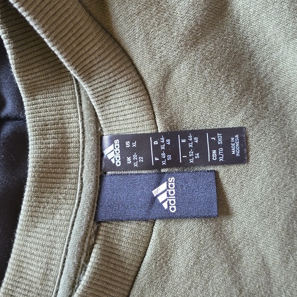 Adidas green cropped sweatshirt - Picture 2 of 4